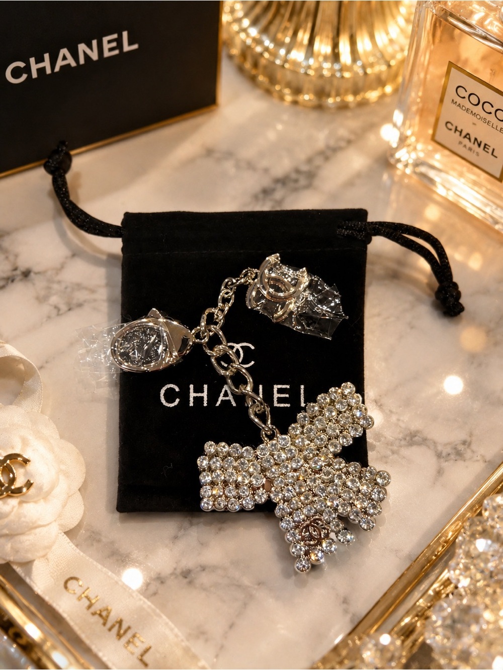 BOW BAG CHARM